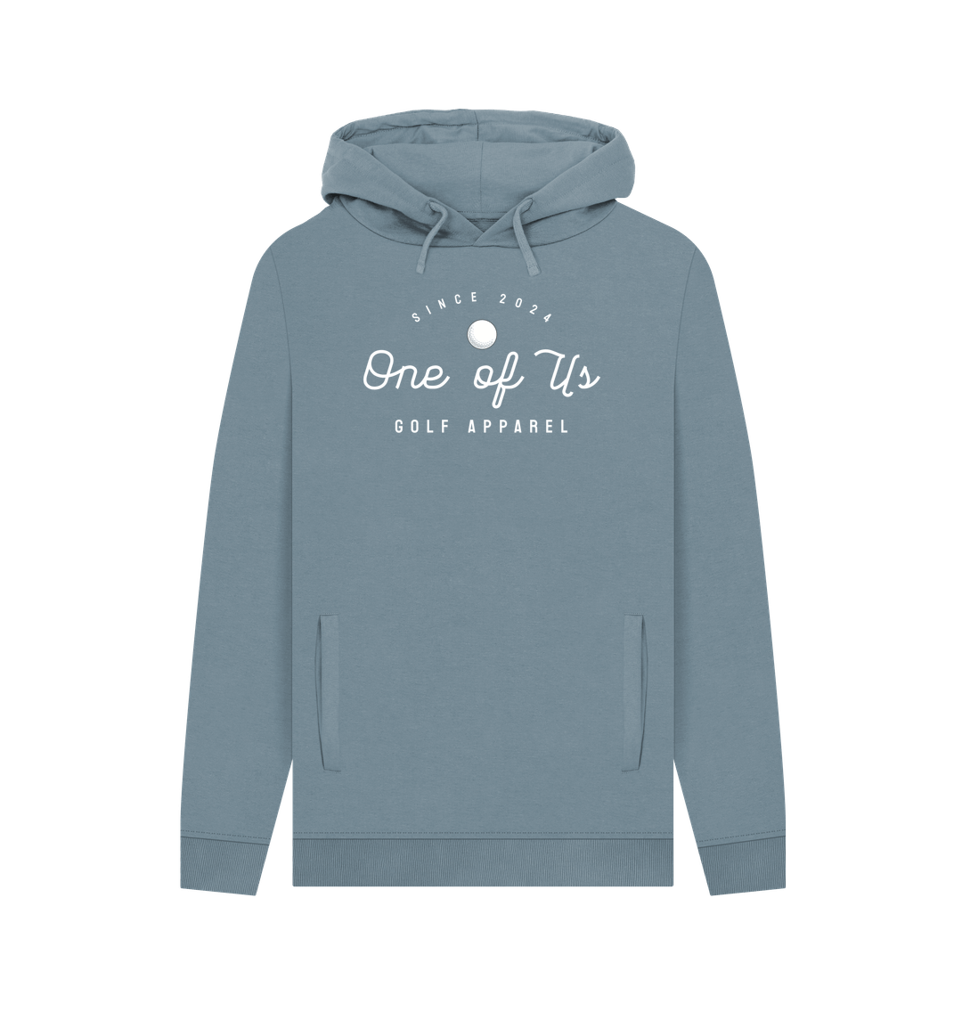 Stone Blue Printed Hoody