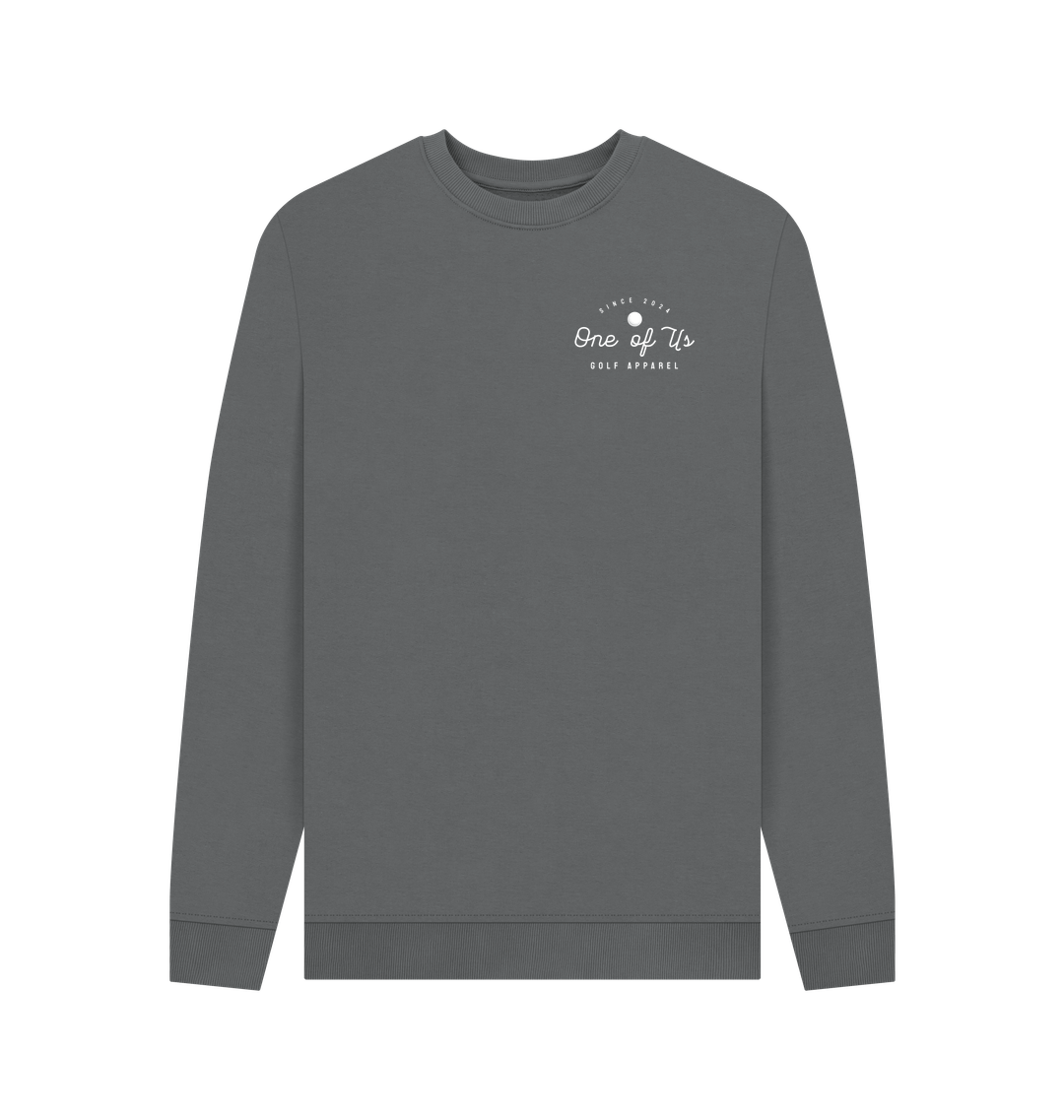 Slate Grey Printed Sweater