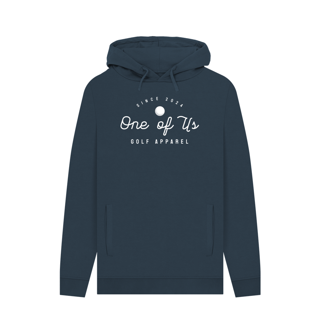Navy Printed Hoody