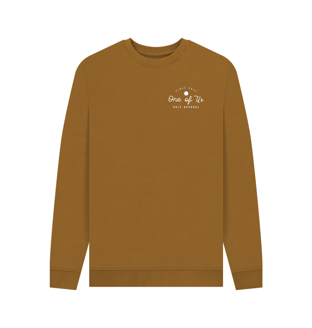 Brown Printed Sweater