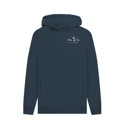 Navy Printed Hoody Front