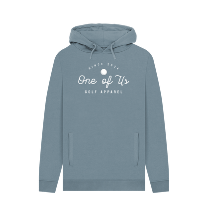 Stone Blue Printed Hoody
