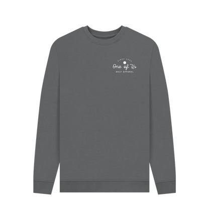 Slate Grey Printed Sweater