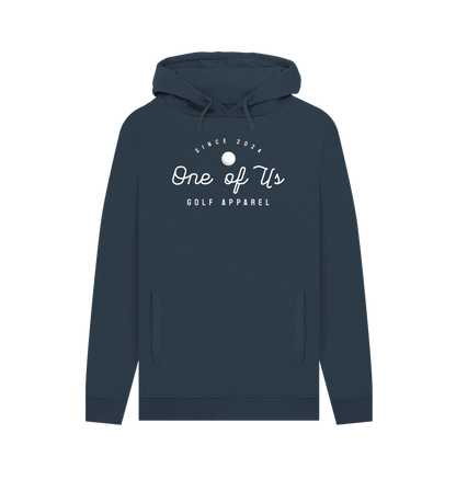 Navy Printed Hoody