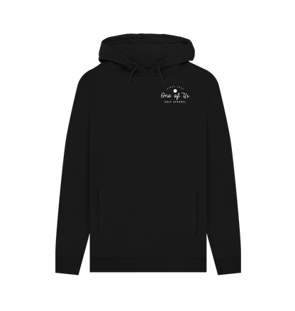 Black Printed Hoody Front