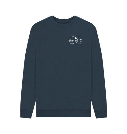 Navy Blue Printed Sweater