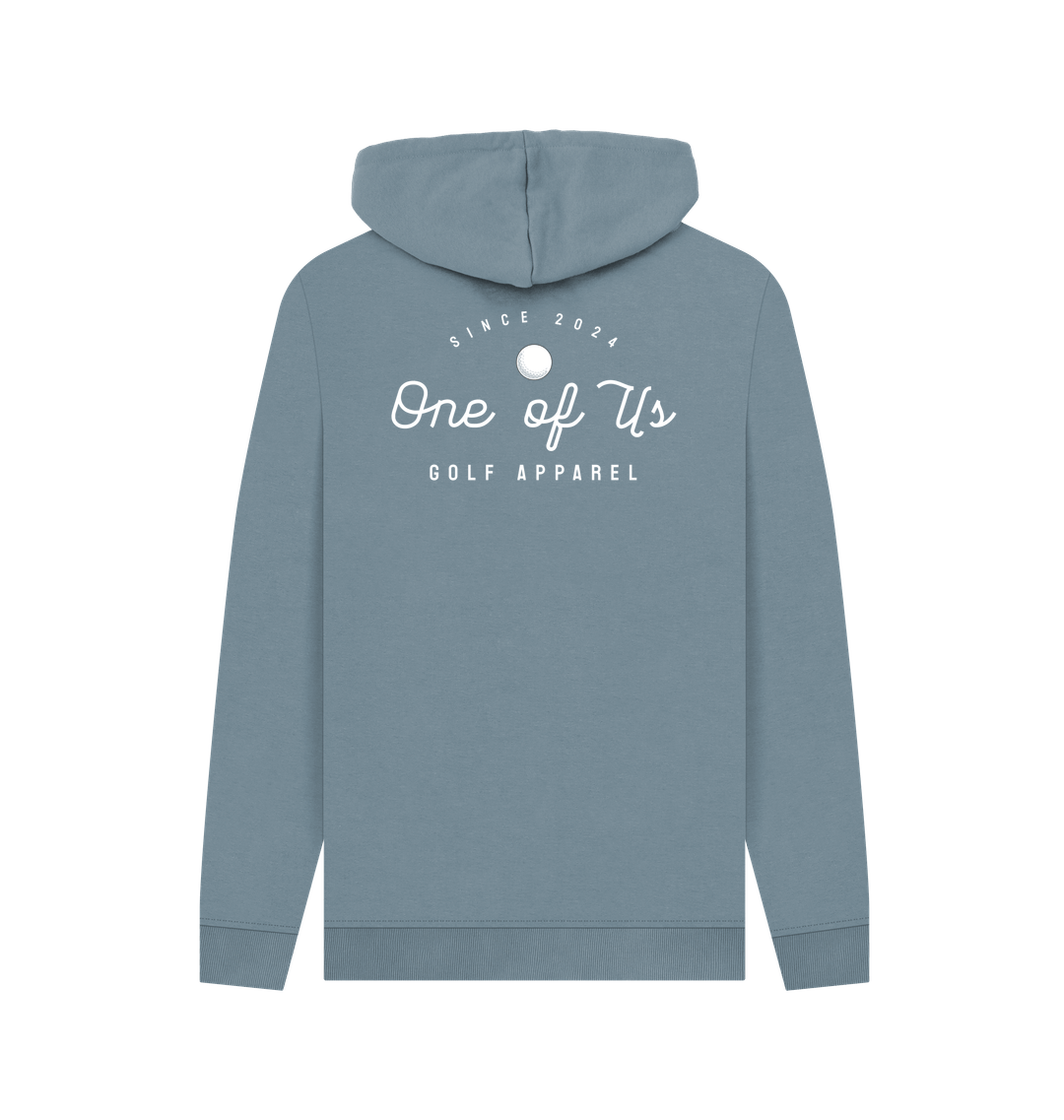 Stone Blue Printed Hoody Back